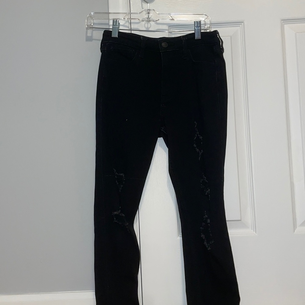 Ripped black jeans